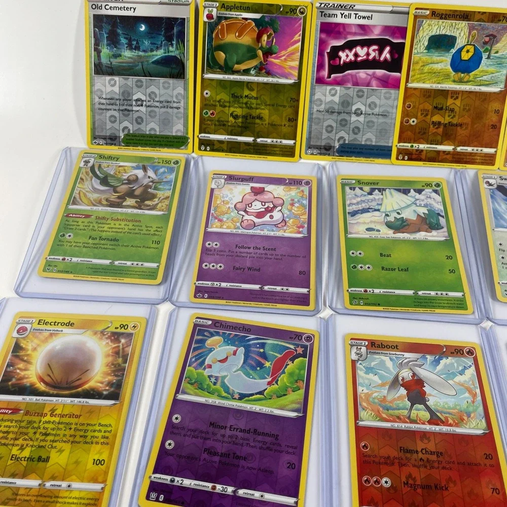Pokemon Card Lot 41 Mix Reverse Holo Holo Chilling Reign Evolving Skies